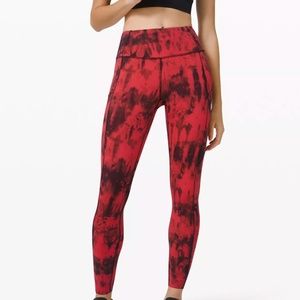 Lululemon Fast and Free Tight II 25" Game Day